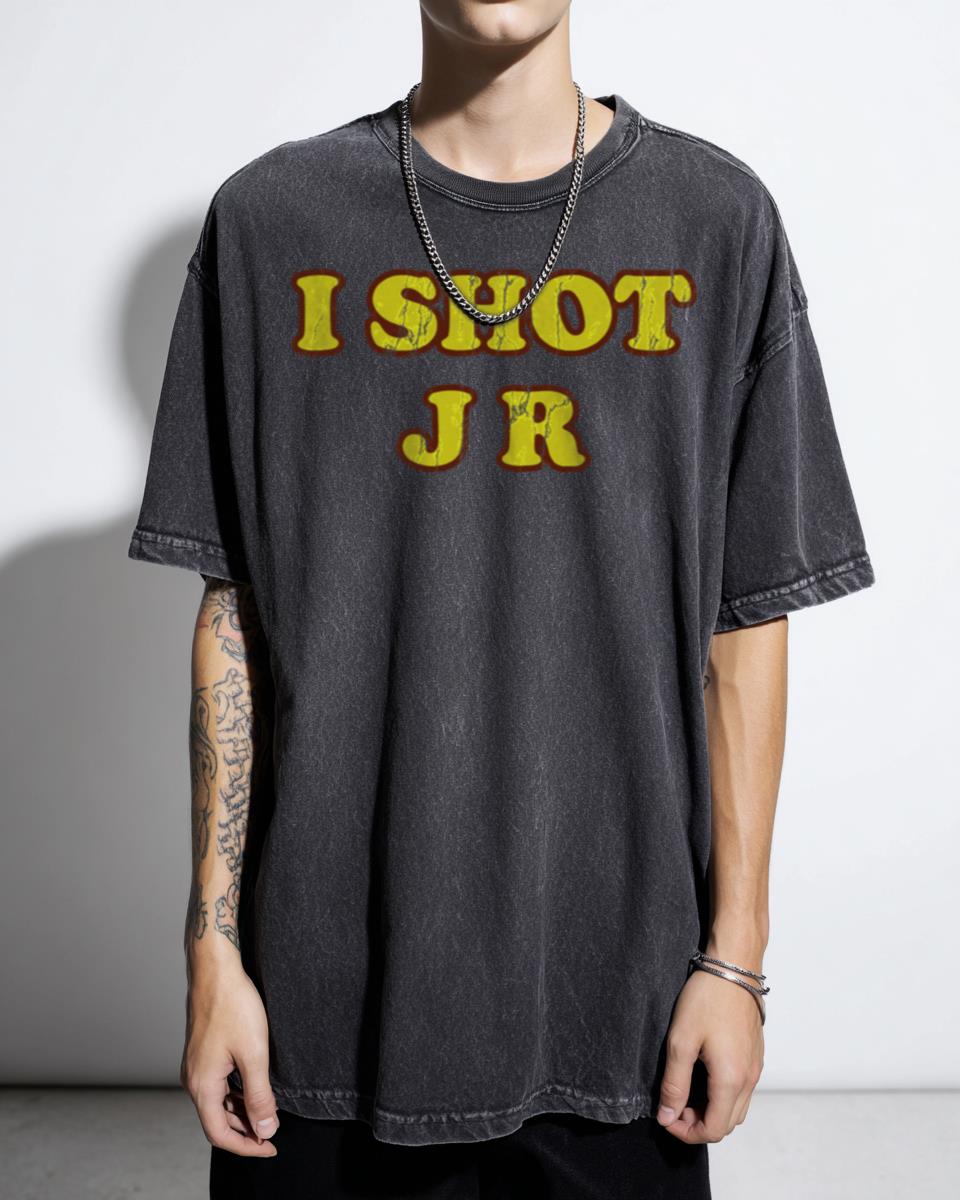 I Shot JR' Classic 80s Dallas TV Show T-Shirt - Retro Television Nostalgia