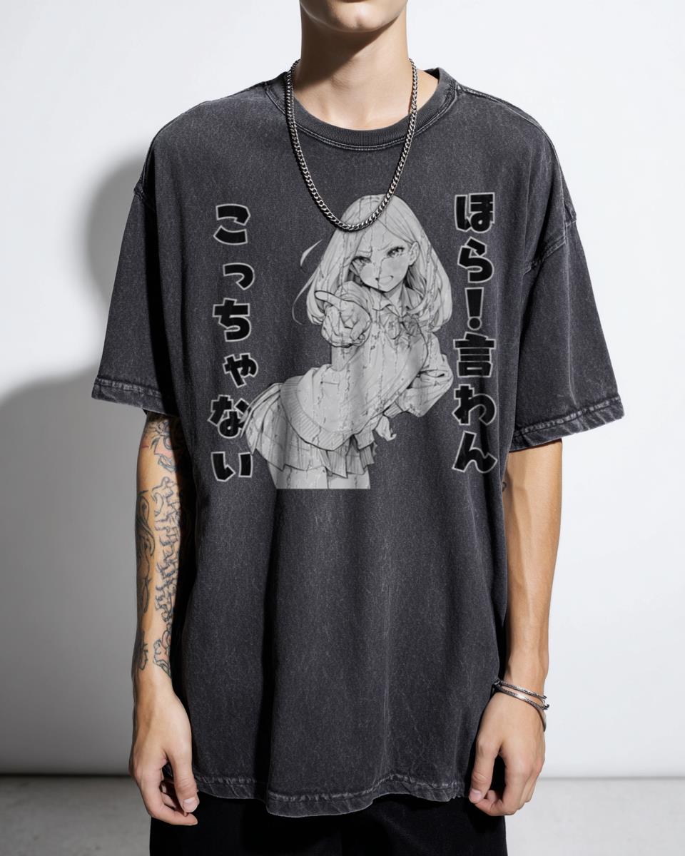 I Told Ya' Japanese Manga Style Anime T-Shirt - Japanese Phrase Lover Apparel