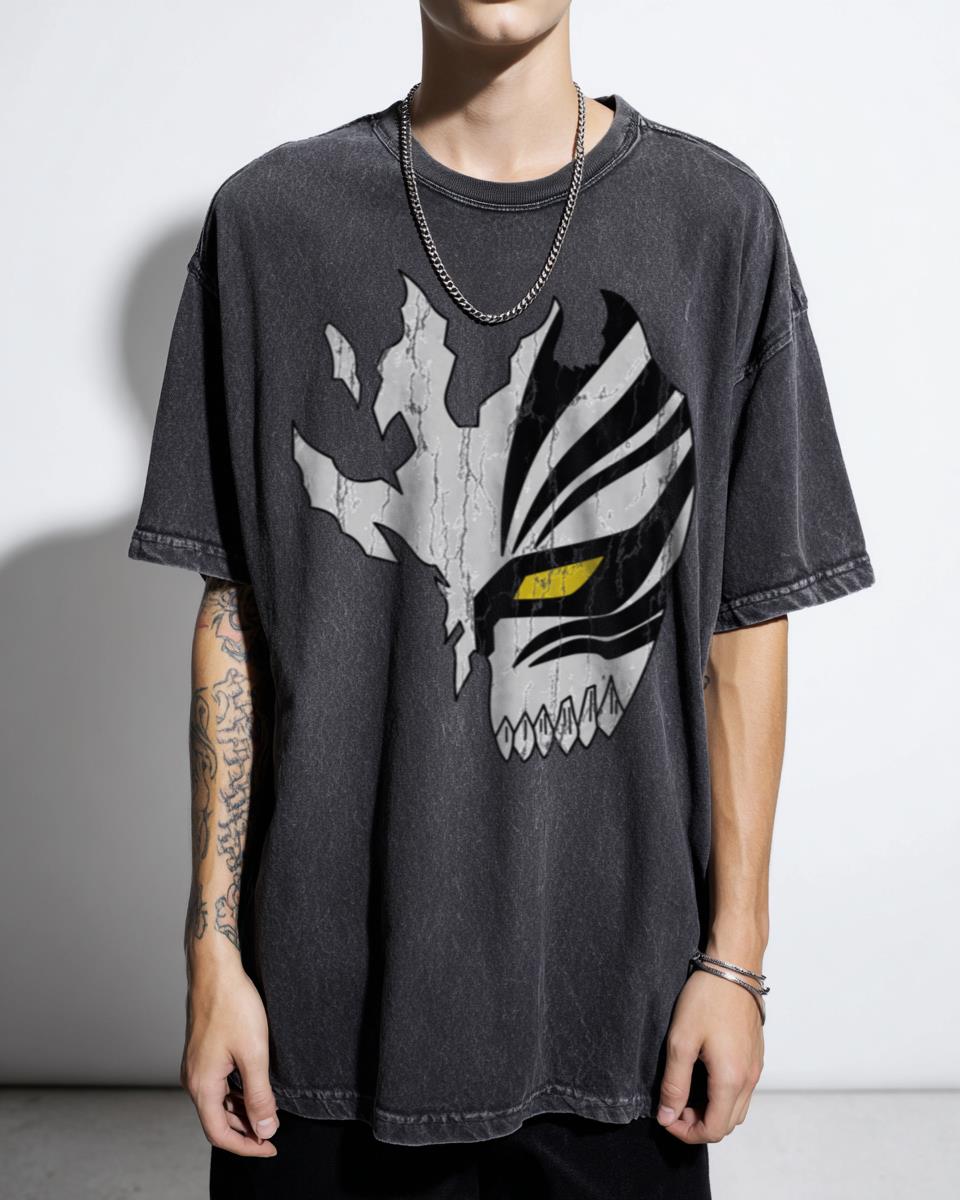 Ichigo Kurosaki Hollow Mask Bleach Anime T-Shirt - TYBW Manga Fan Unisex
