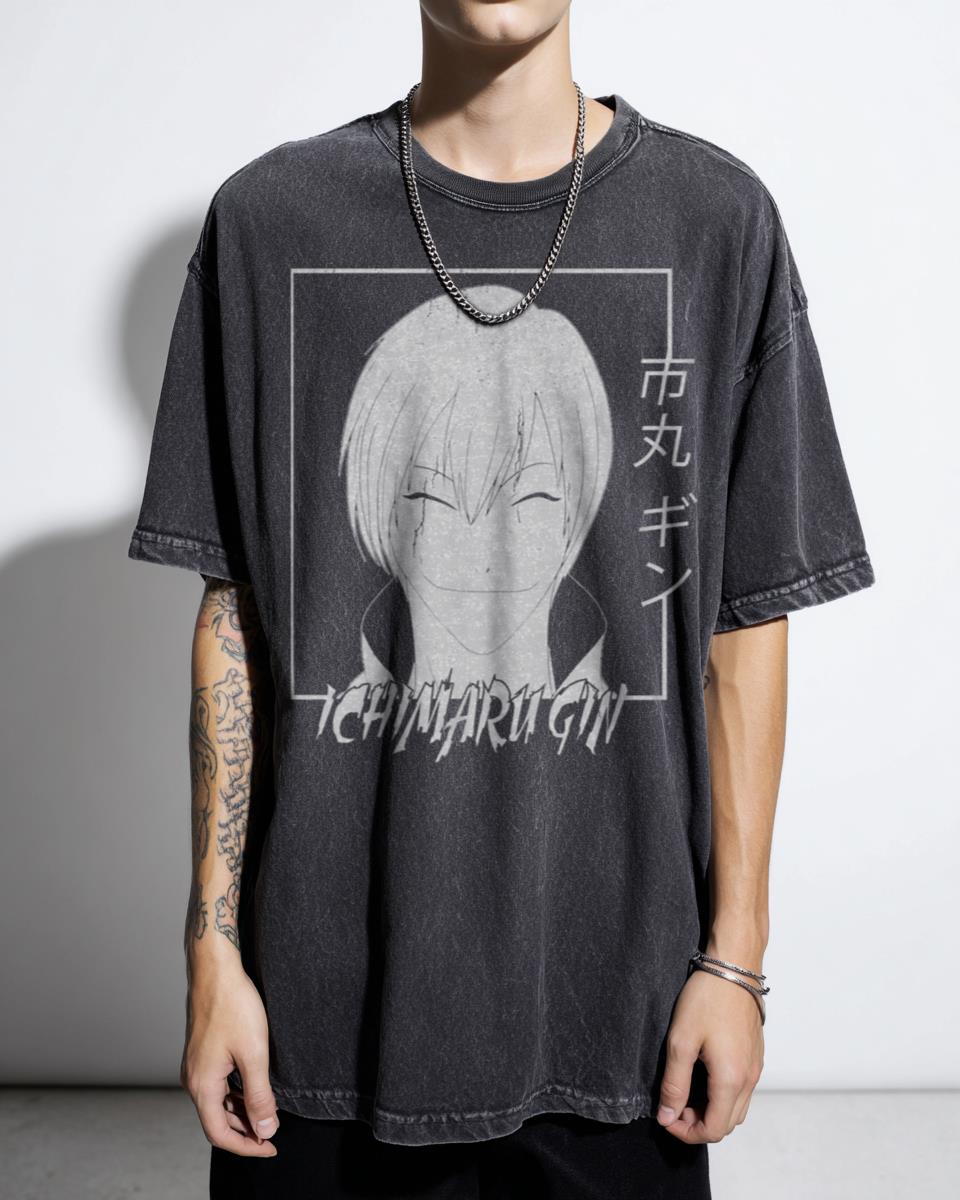 Ichimaru Gin Minimalist Bleach T-Shirt - Awesome Anime Movie Fan