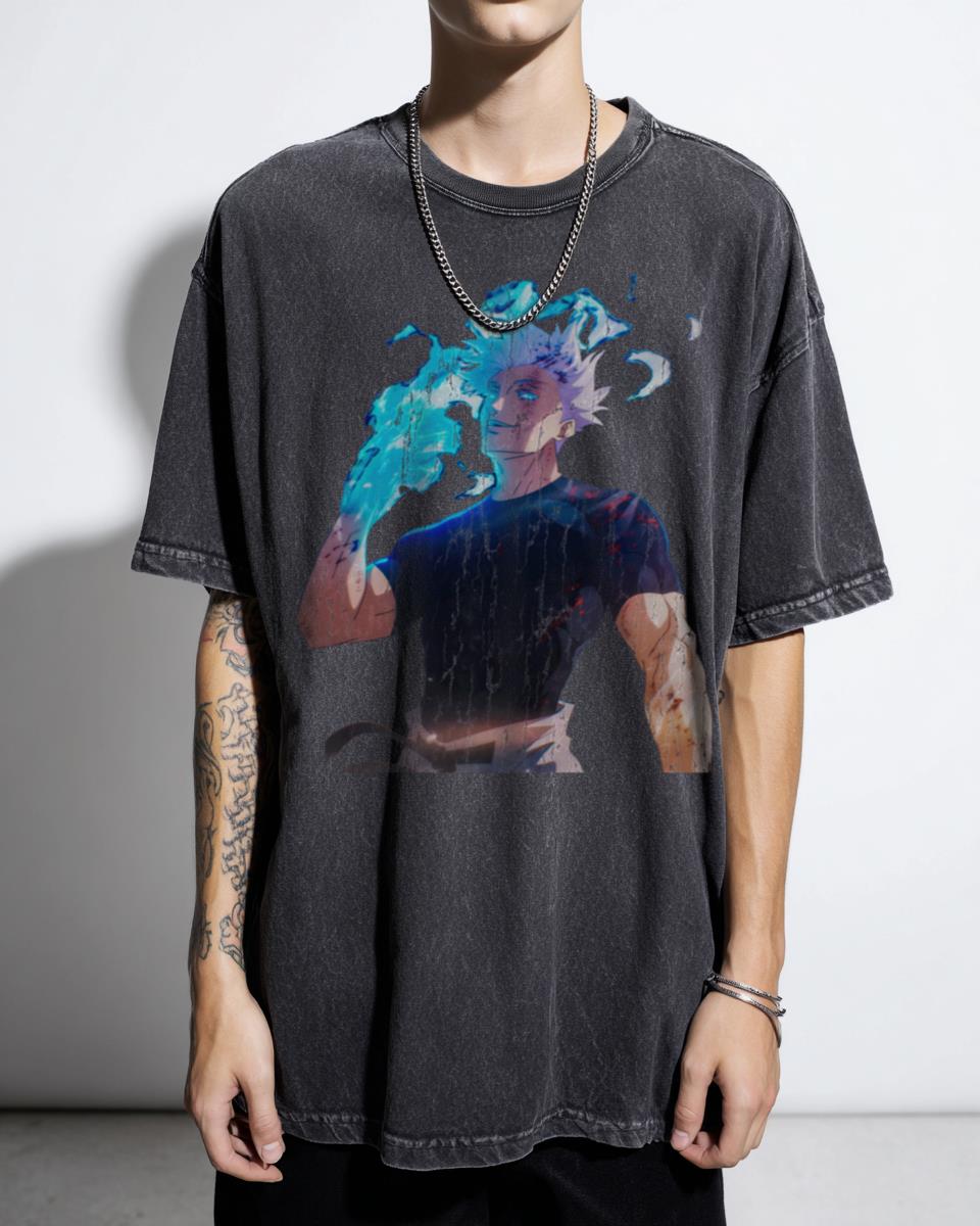 Iconic Gojo Satoru Anime T-Shirt - Jujutsu Kaisen Manga Character Unisex