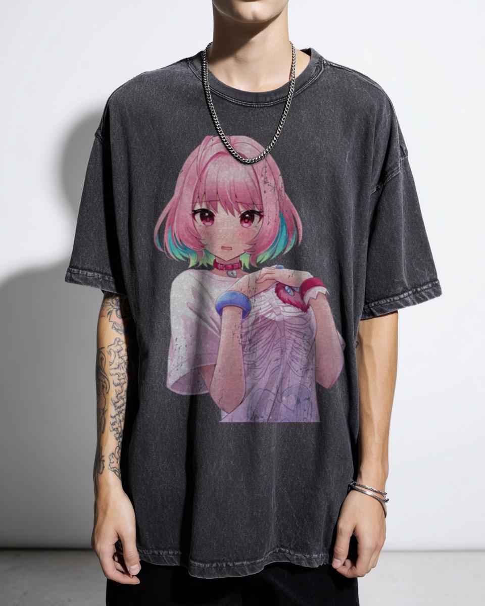 Idolmaster Cinderella Girls Riamu Yumeni Anime T-Shirt - Kawaii Idol Lewd Fan