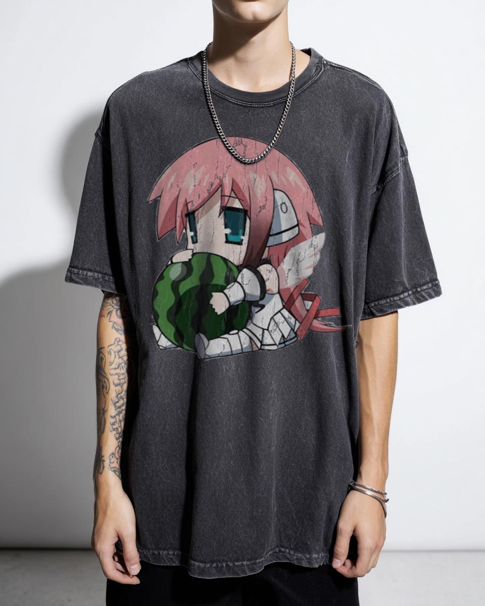 Ikaros Chibi Anime T-Shirt - Heaven's Lost Property Cute Fan Art