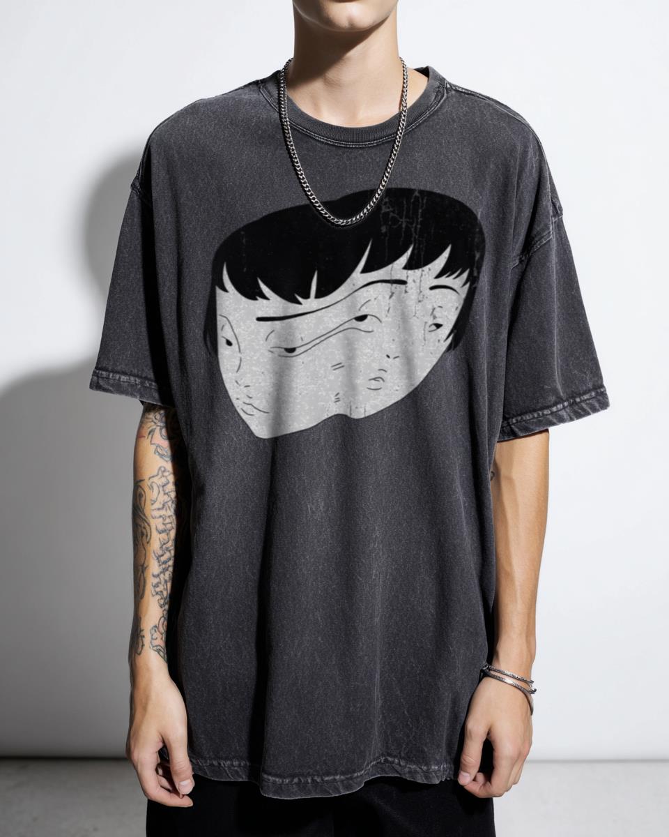 Illusions Abstract Glitch Art Aesthetic T-Shirt - 90s Vintage Anime Vibes