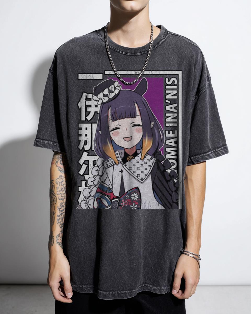 Ina Ninomae Inanis Hololive EN Jacket VTuber T-Shirt - Holomyth Fan Art