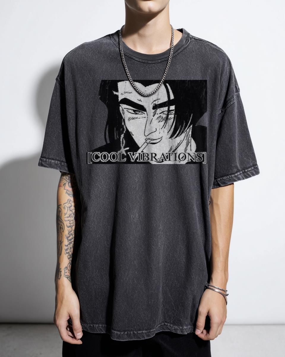 Initial D Cool Vibrations Eurobeat T-Shirt - Japanese Anime JDM Car Fan Unisex