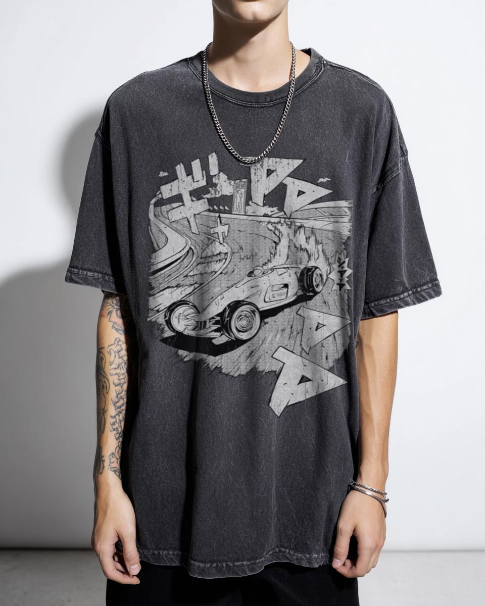 Initial D Trackmania Car Drift Racing Game T-Shirt