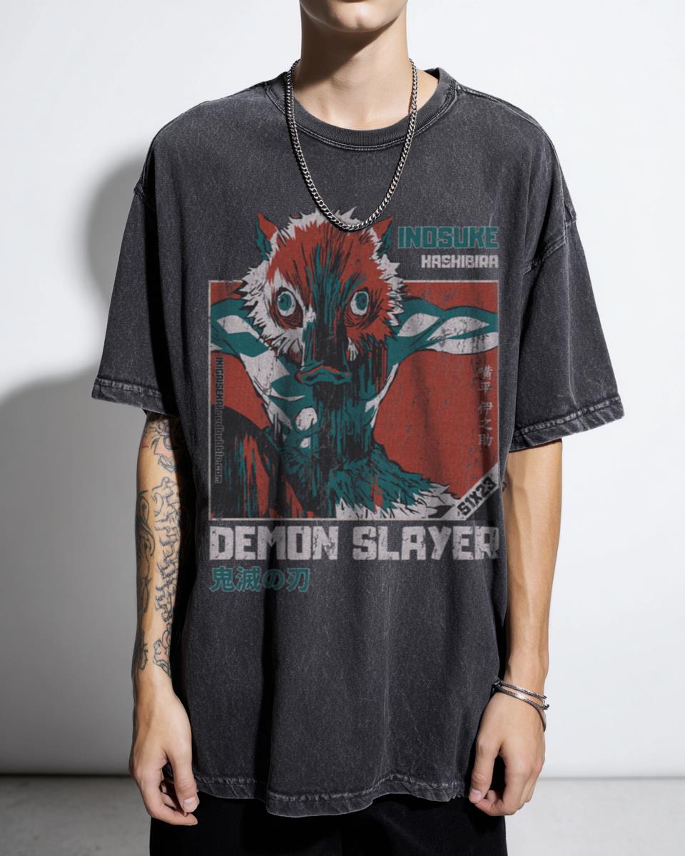 Inosuke Hashibira T-Shirt | Demon Slayer KNY Beast Breathing