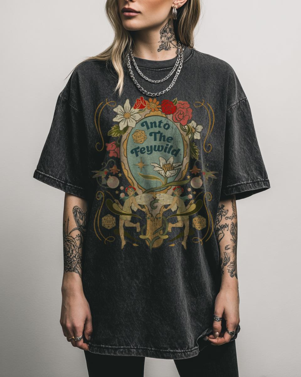 Into The Feywild Witchlight Dungeons and Dragons T-Shirt – DnD Fairies & Magic