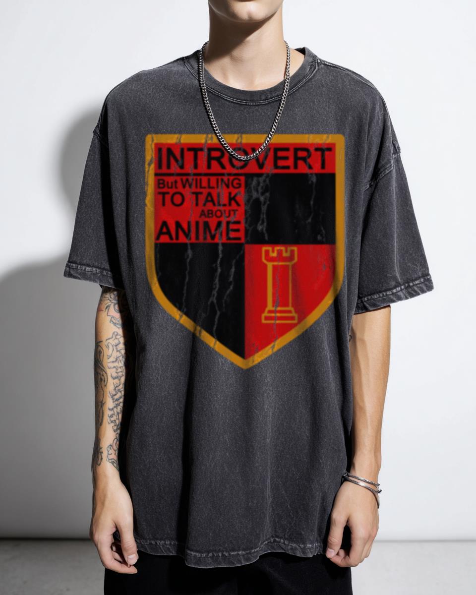 Introvert Hellsing Alucard Anime T-Shirt - Antisocial Manga Fan