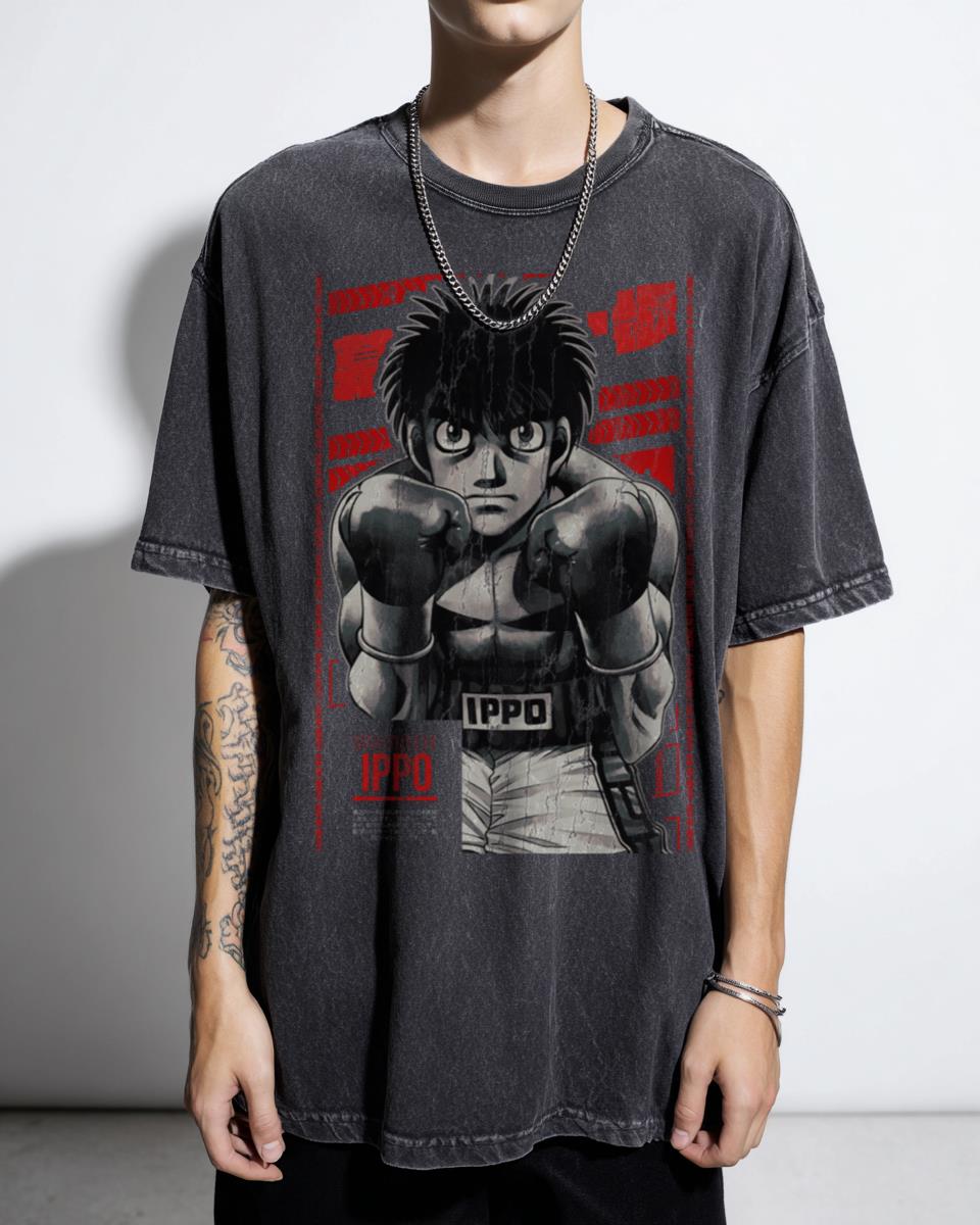 Ippo Makunouchi Hajime No Ippo Manga Cover V1 T-Shirt - Japanese Boxer Anime Fan Unisex