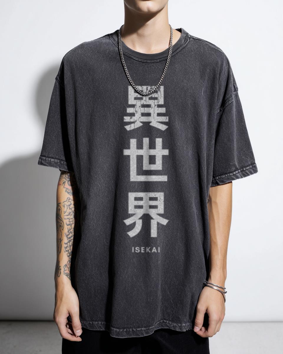 Isekai Japanese Kanji Anime Genre Graphic Tee