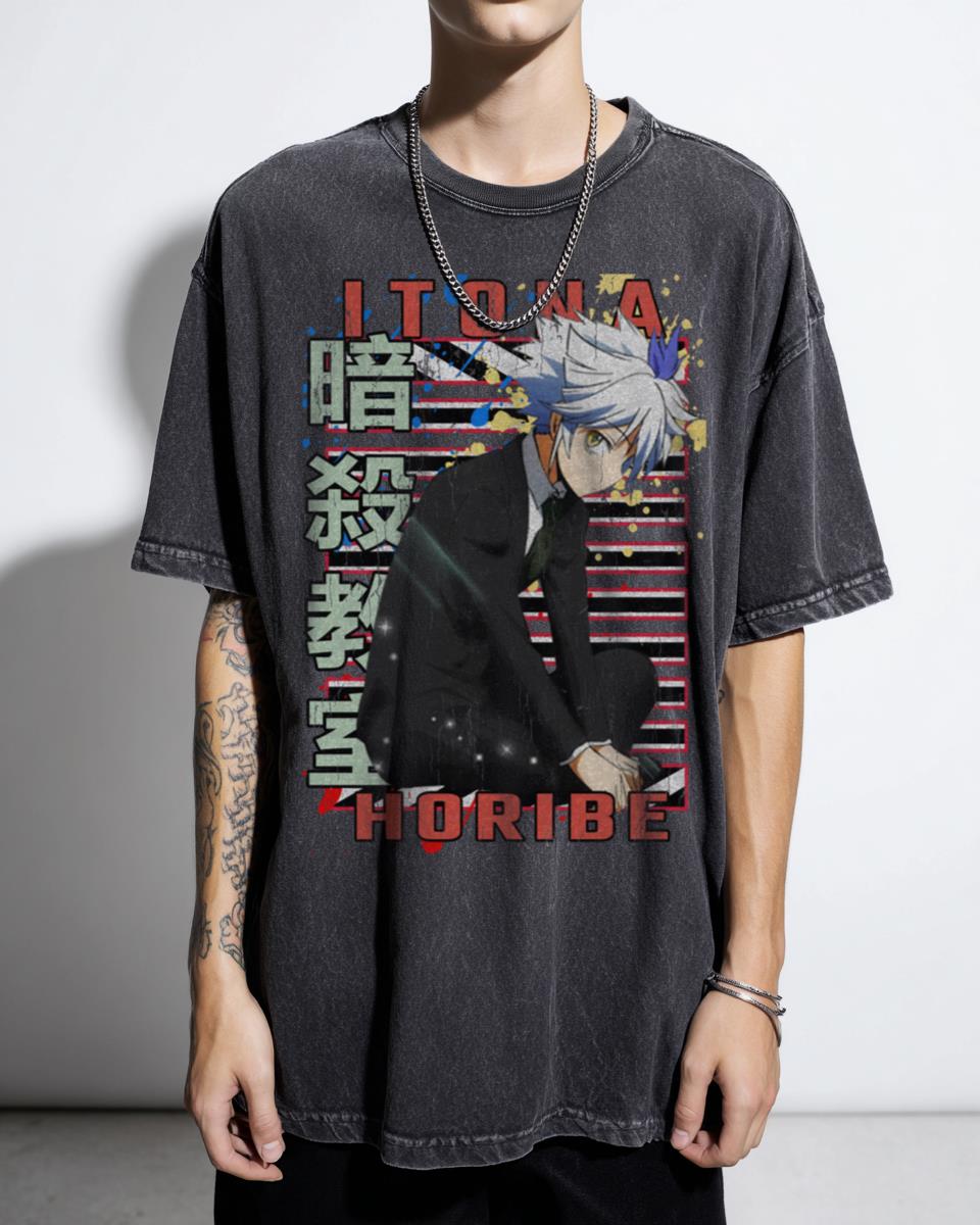 Itona Horibe Urban Anime Style T-Shirt - Assassination Classroom Fan Art Unisex