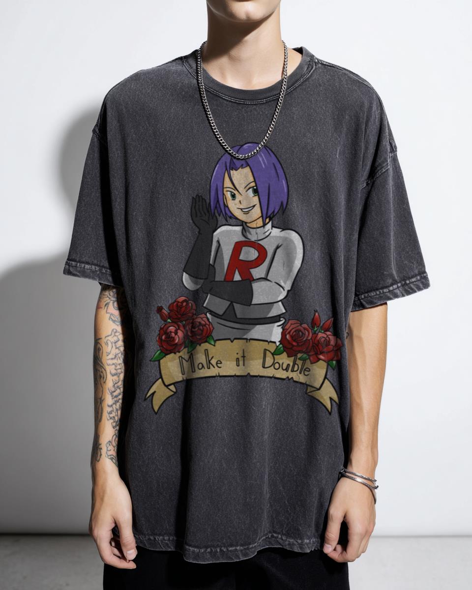 James Team Rocket T-Shirt | Make it Double Pokemon Anime