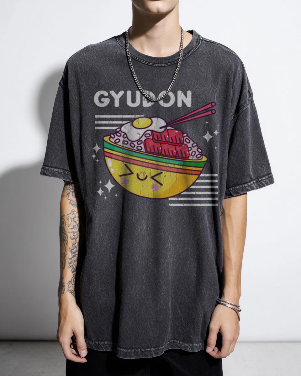 Japanese Gyudon Lover Tee | Anime Foodie Graphic Shirt