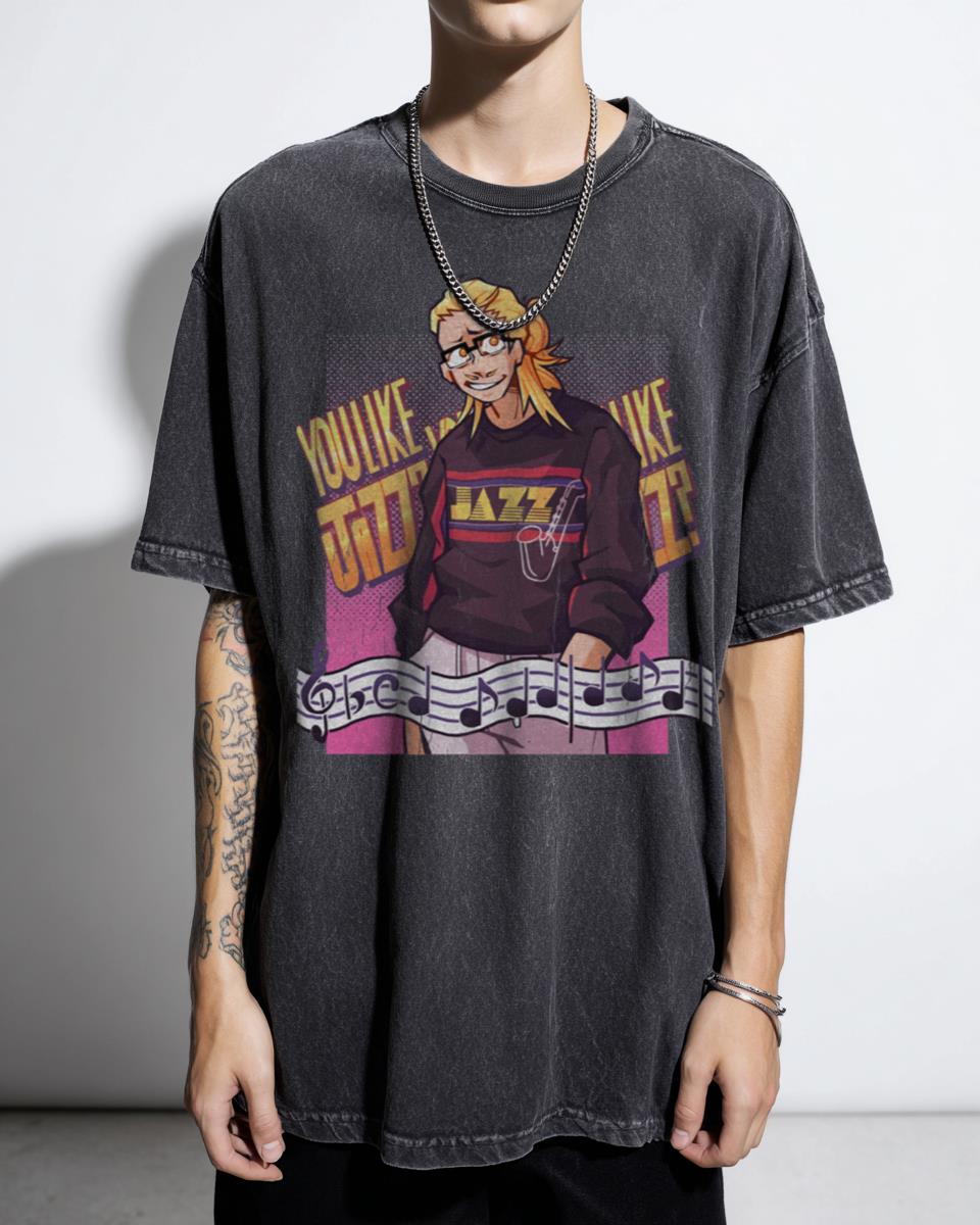 Jazzy Present Mic Anime T-Shirt - My Hero Academia Hizashi Yamada Fan Gift