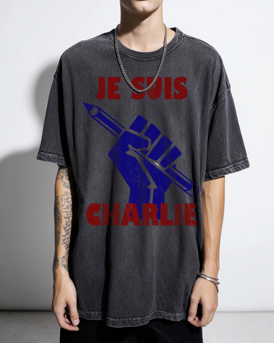 Je Suis Charlie Freedom of Speech T-Shirt - Paris Attacks Solidarity Memorial