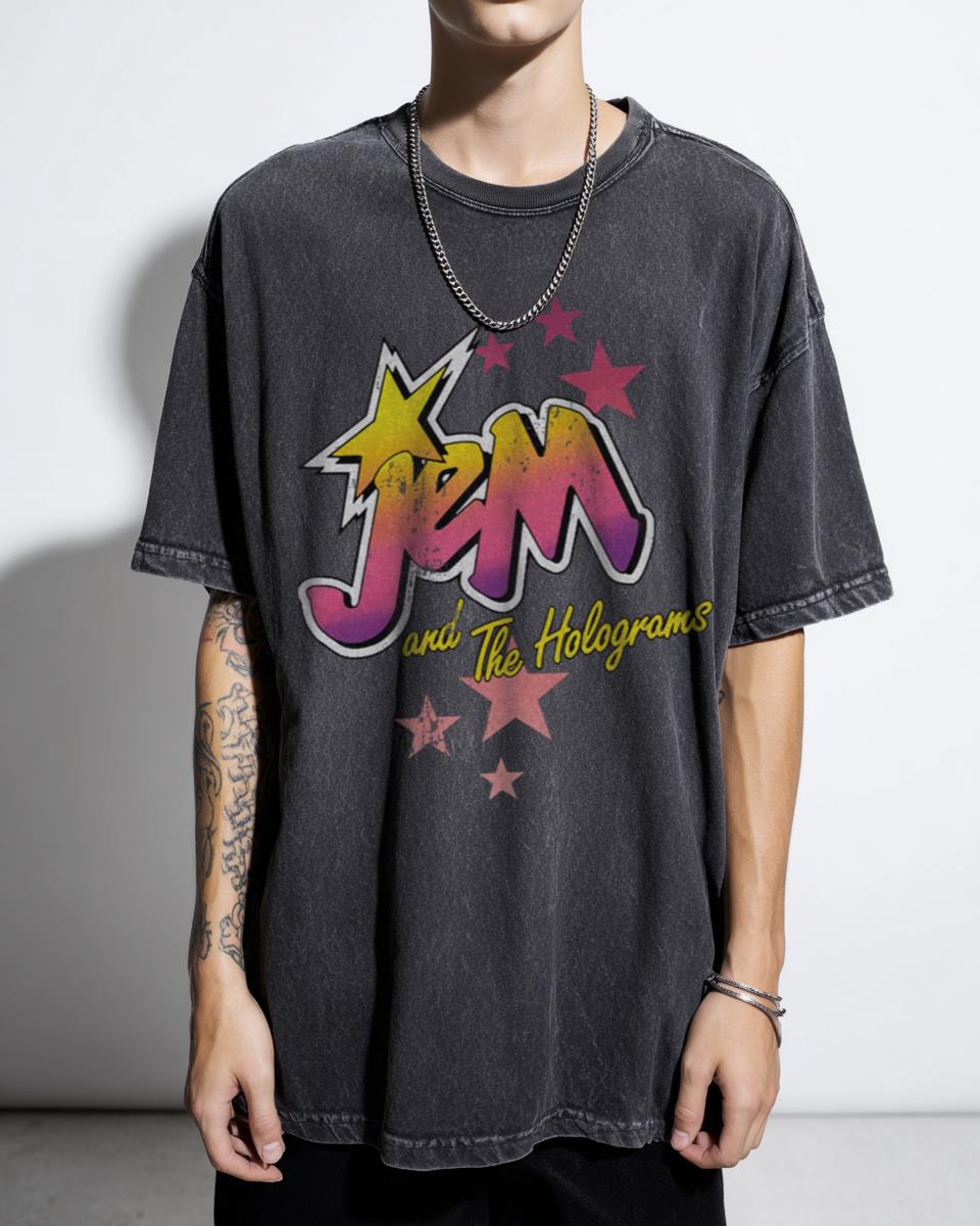 Jem and The Holograms Logo Tee | 80s Retro Cartoon Shirt