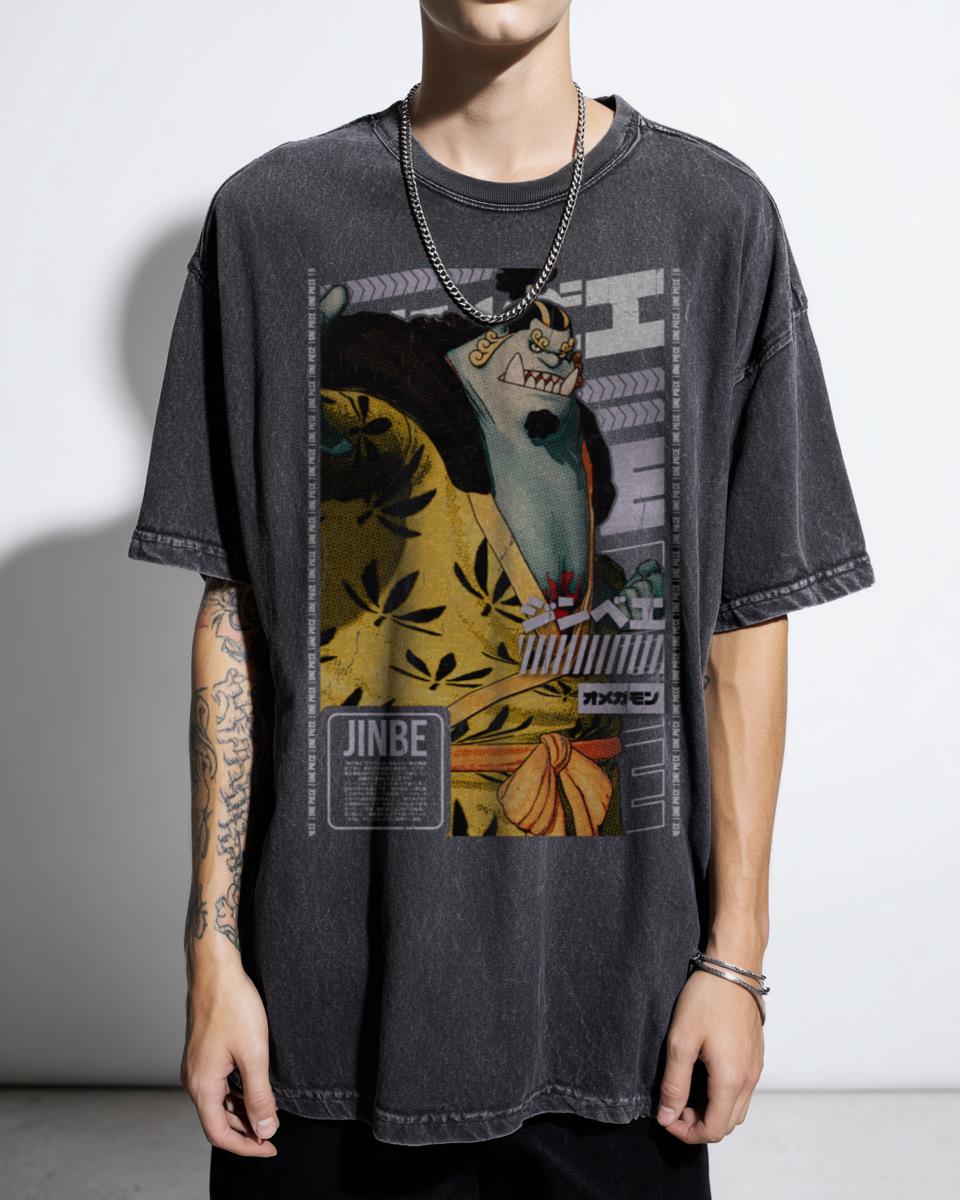 Jinbe One Piece T-Shirt - Knight of the Sea Anime Manga Art