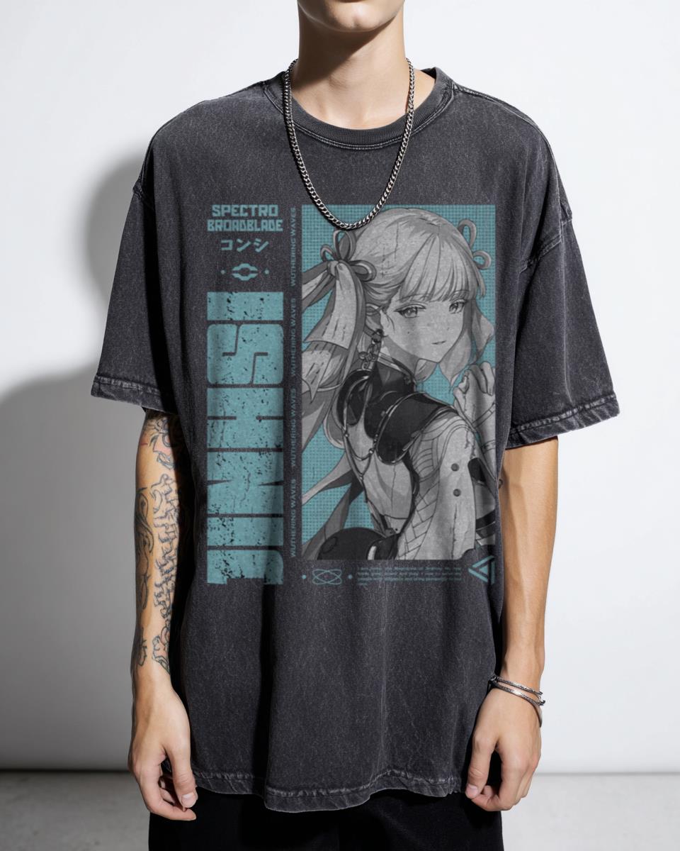 Jinhsi Wuthering Waves Anime Tee | Kuro Games Character