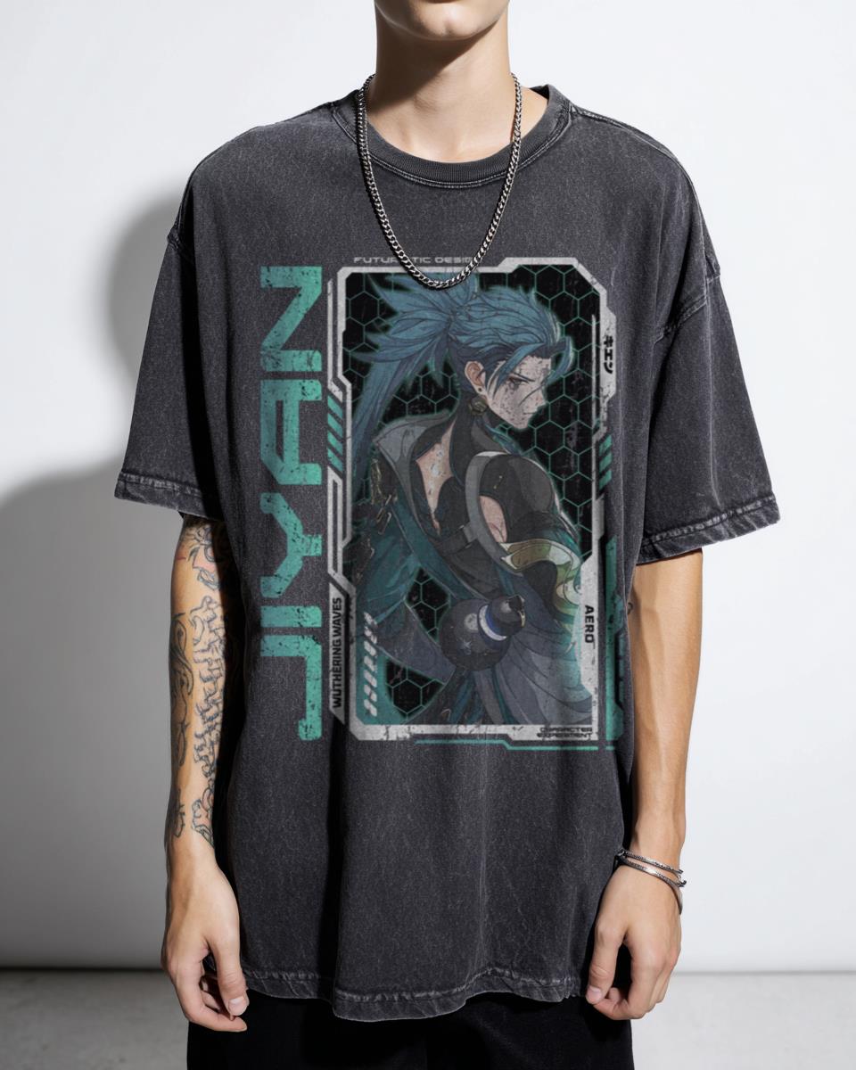 Jiyan Wuthering Waves T-Shirt | Kuro Games Fan Art Tee
