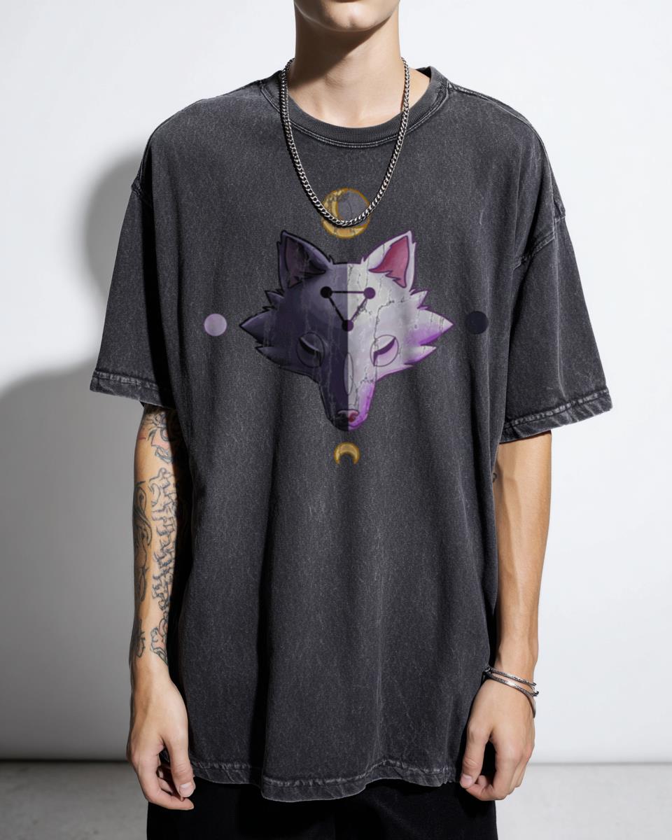 JJK Megumi Fushiguro Two Wolves Inside Me Meme T-Shirt - Jujutsu Kaisen Funny Anime Tee