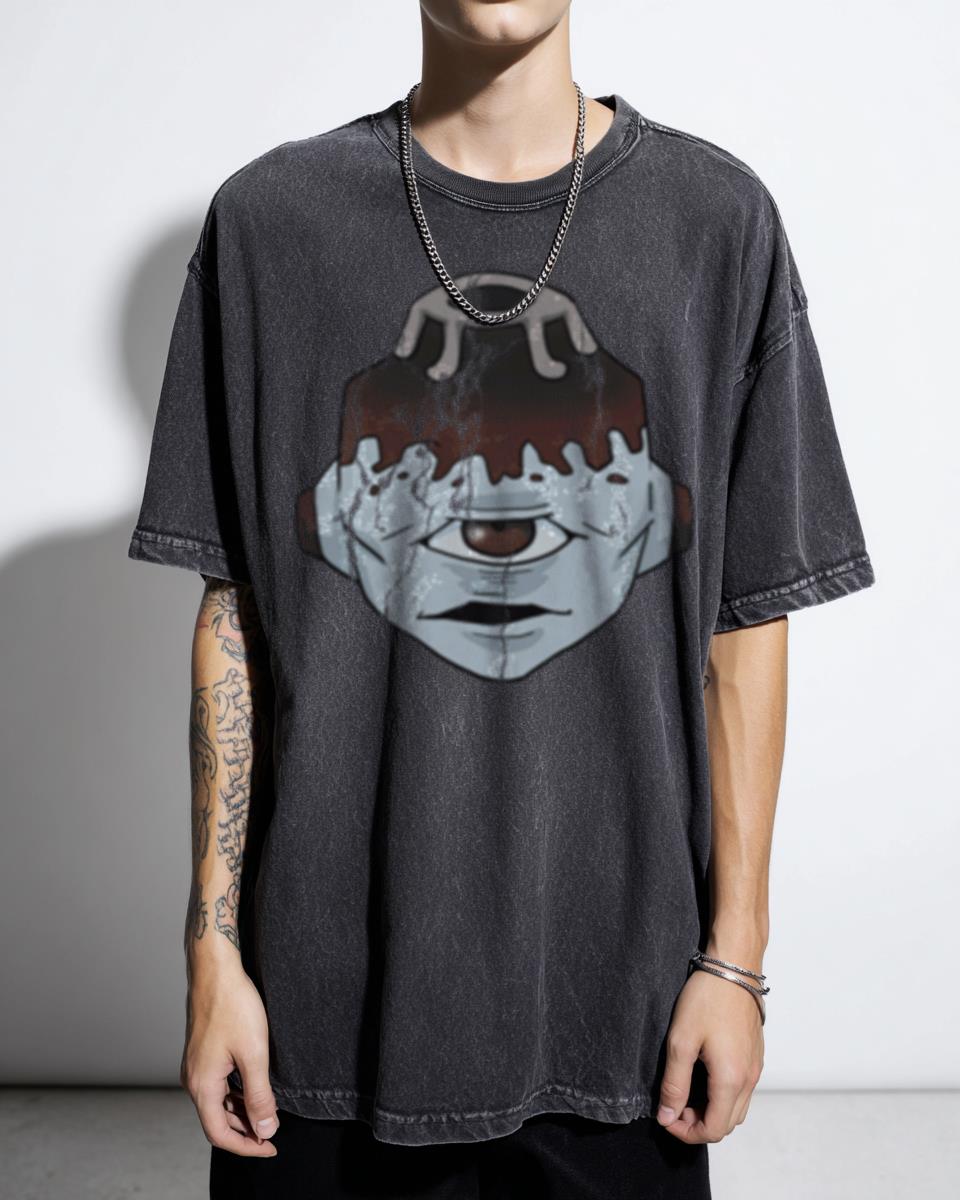 Jogo Digital Fan Art Jujutsu Kaisen Anime T-Shirt - Cursed Spirit Shonen Unisex