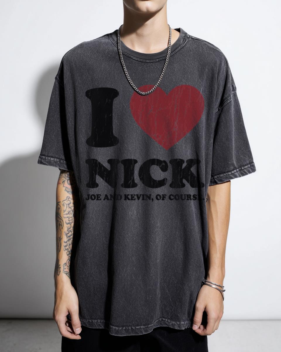 Jonas Brothers "I Love Nick Joe And Kevin" T-Shirt