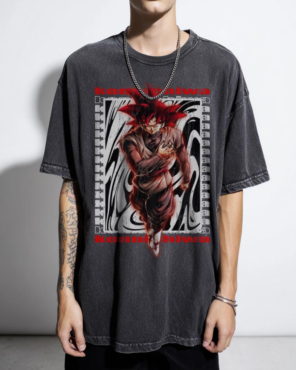 Jujutsu Kaisen Monster Hunter Anime Girl T-Shirt - Otaku Gaming Obsession