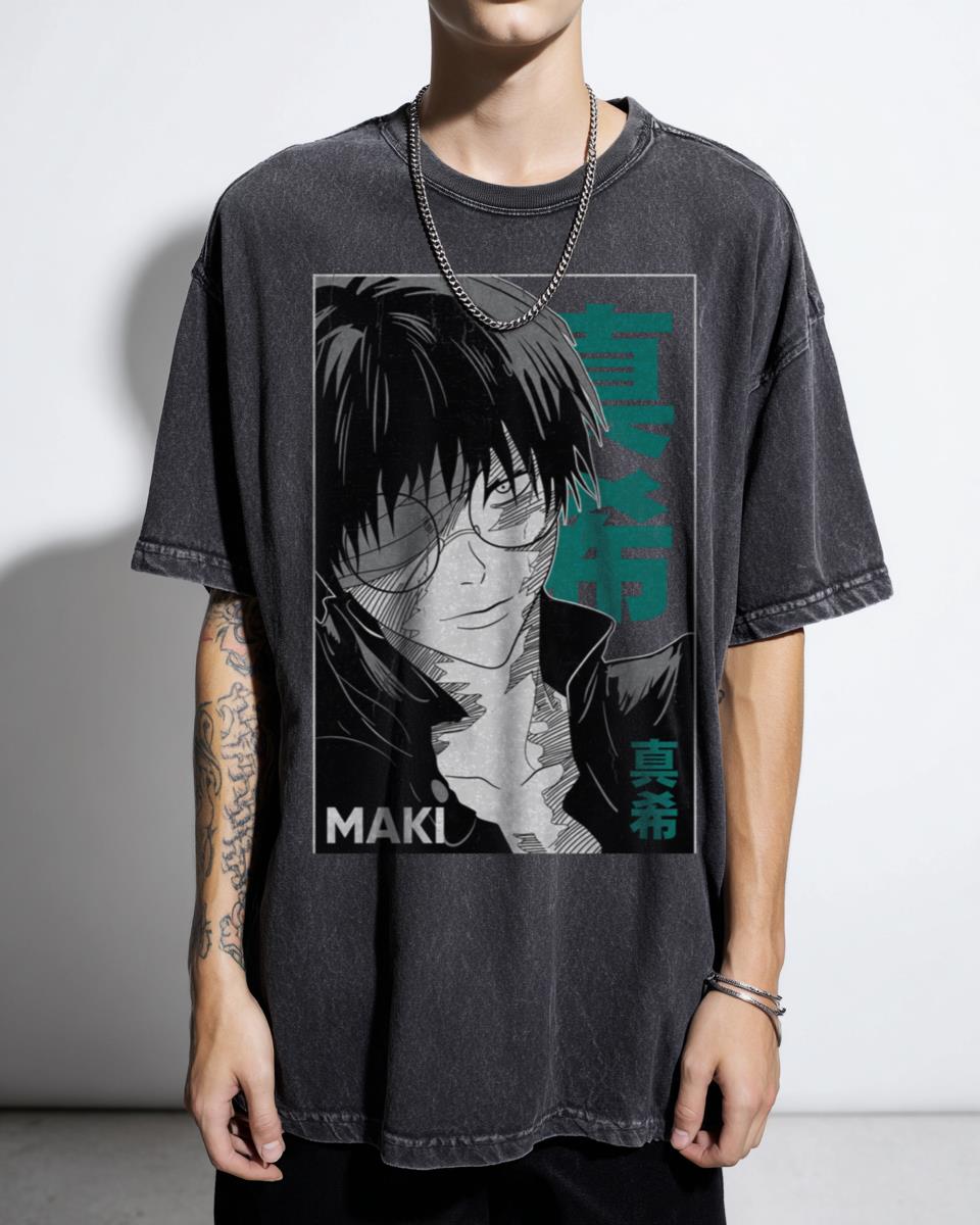 Jujutsu Kaisen Non Cursed Energy User T-Shirt - Toji Zenin Maki Fushiguro Anime Unisex