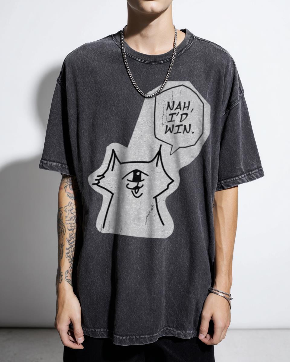 Jujutsu Kaisen One Eye Cat Anime T-Shirt - JJK Manga Satoru Gojo Fan Tee