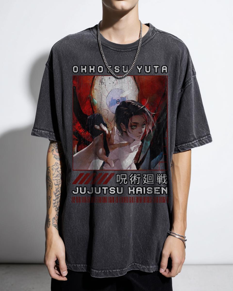 Jujutsu Kaisen Yuta Okkotsu & Rika T-Shirt - Cursed Spirit Anime Fan Art