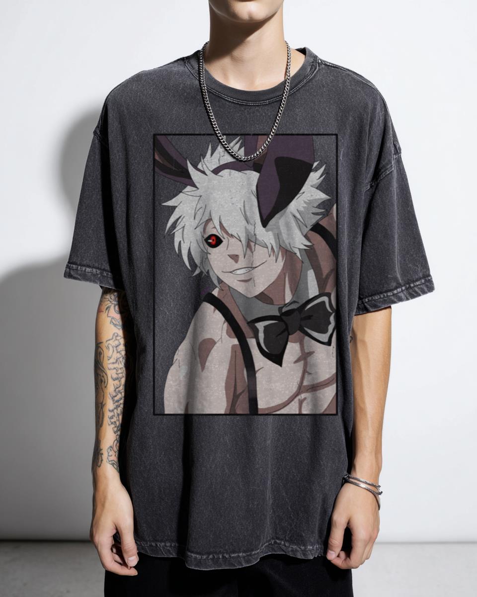 Juni Taisen Usagi Rabbit Warrior Anime T-Shirt - Zodiac War Psycho Killer Fan Unisex