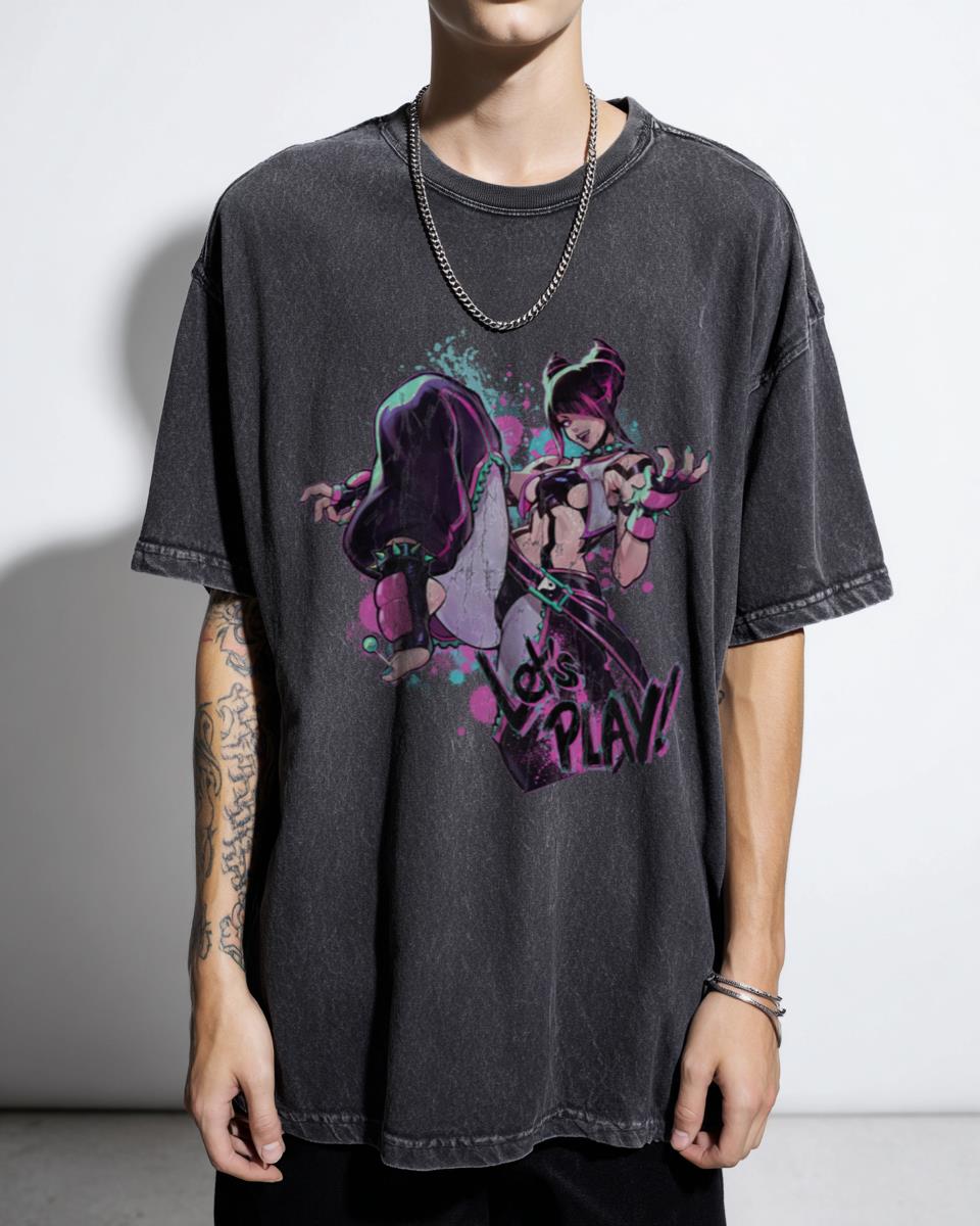 Juri Han Street Fighter 6 Anime Gaming T-Shirt - SF6 Fighter Fan Apparel