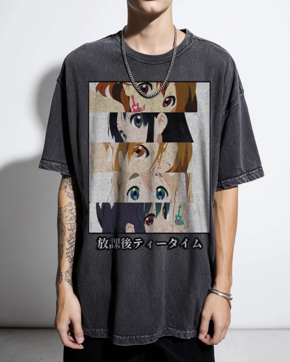 K-On! Houkago Tea Time Anime Manga Graphic T-Shirt - Yui Hirasawa Otaku Gift