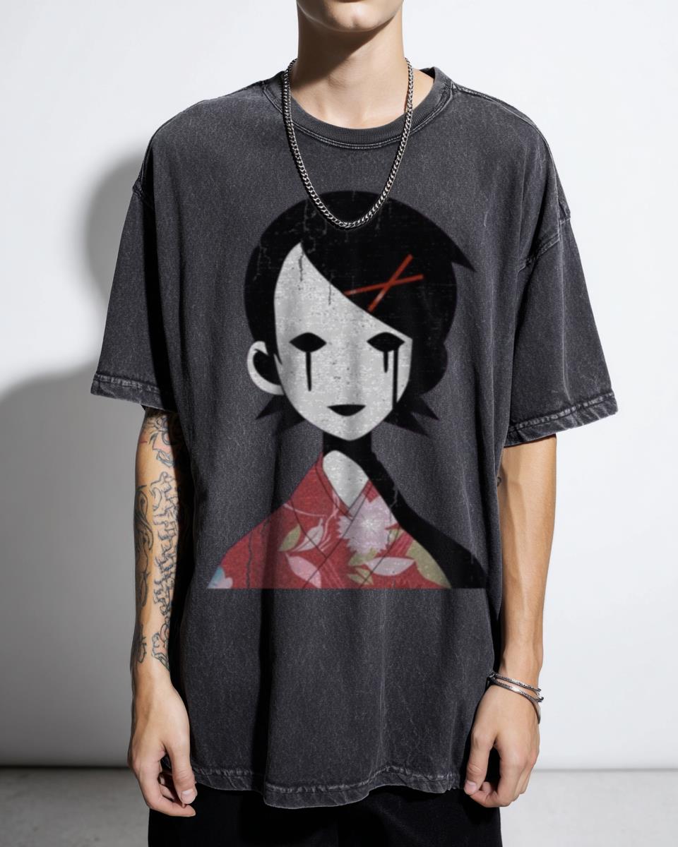 Kafuka Fuura Sayonara Zetsubou Sensei T-Shirt - Anime Manga Despair Fan Unisex