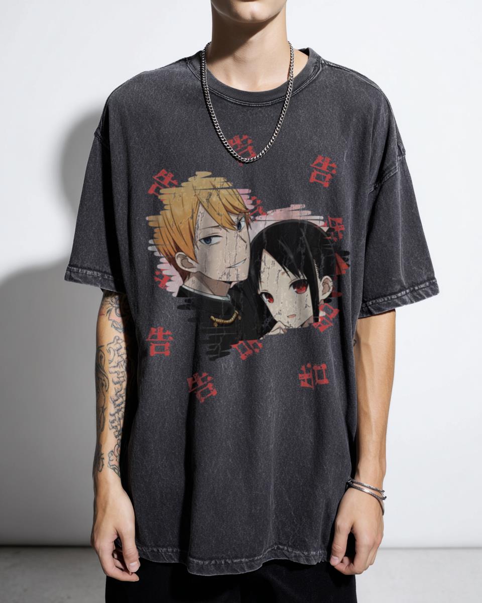 Kaguya x Miyuki Love Is War Anime T-Shirt - Kaguya-sama Renai Manga Fan Tee Unisex