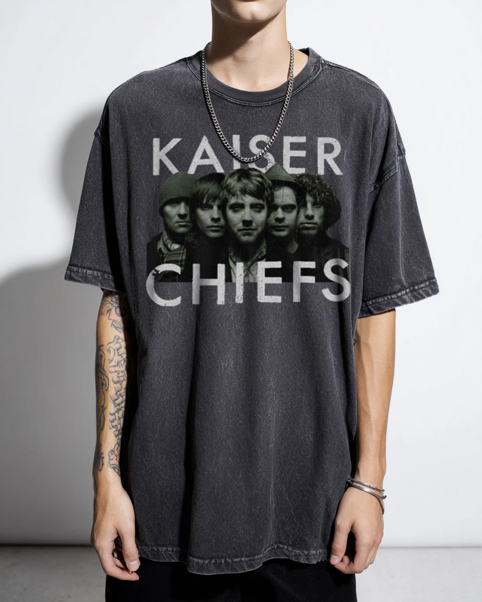 Kaiser Chiefs Members Pop Art T-Shirt - Indie Rock Band Fan Apparel