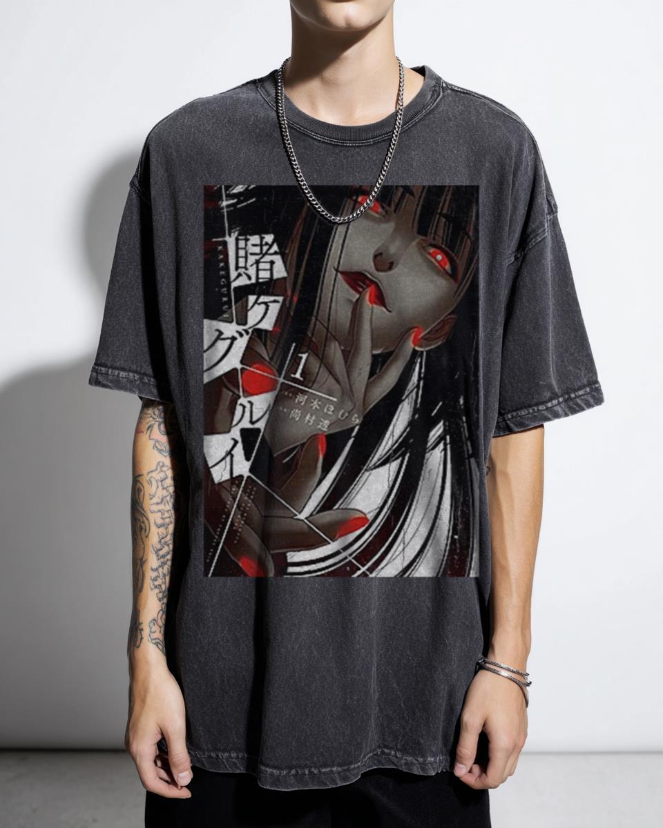 Kakegurui Japanese Anime T-Shirt - Gambling School Fan Art