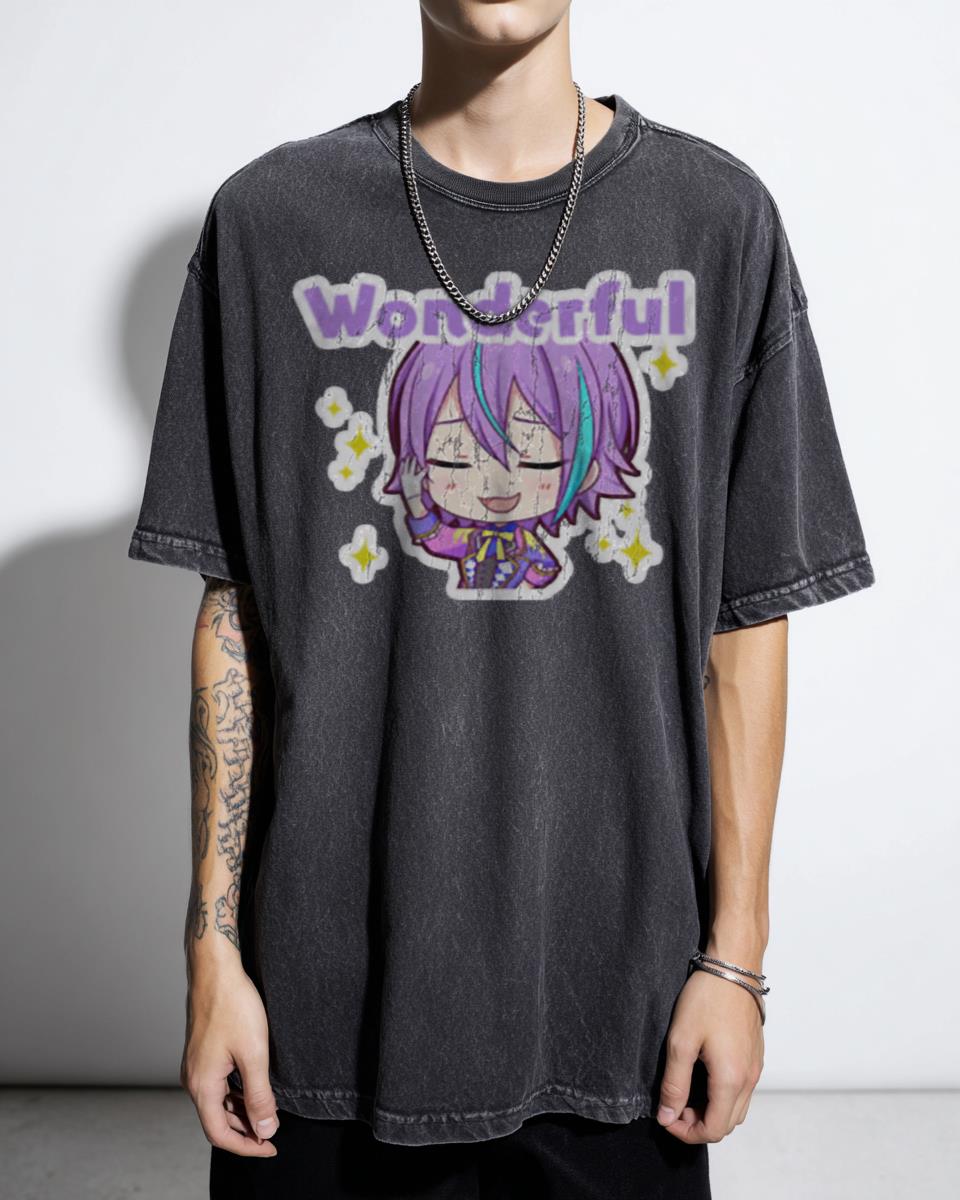 Kamishiro Rui Project Sekai Anime T-Shirt - Colorful Stage Stamp Vocaloid Manga Fan Apparel Unisex