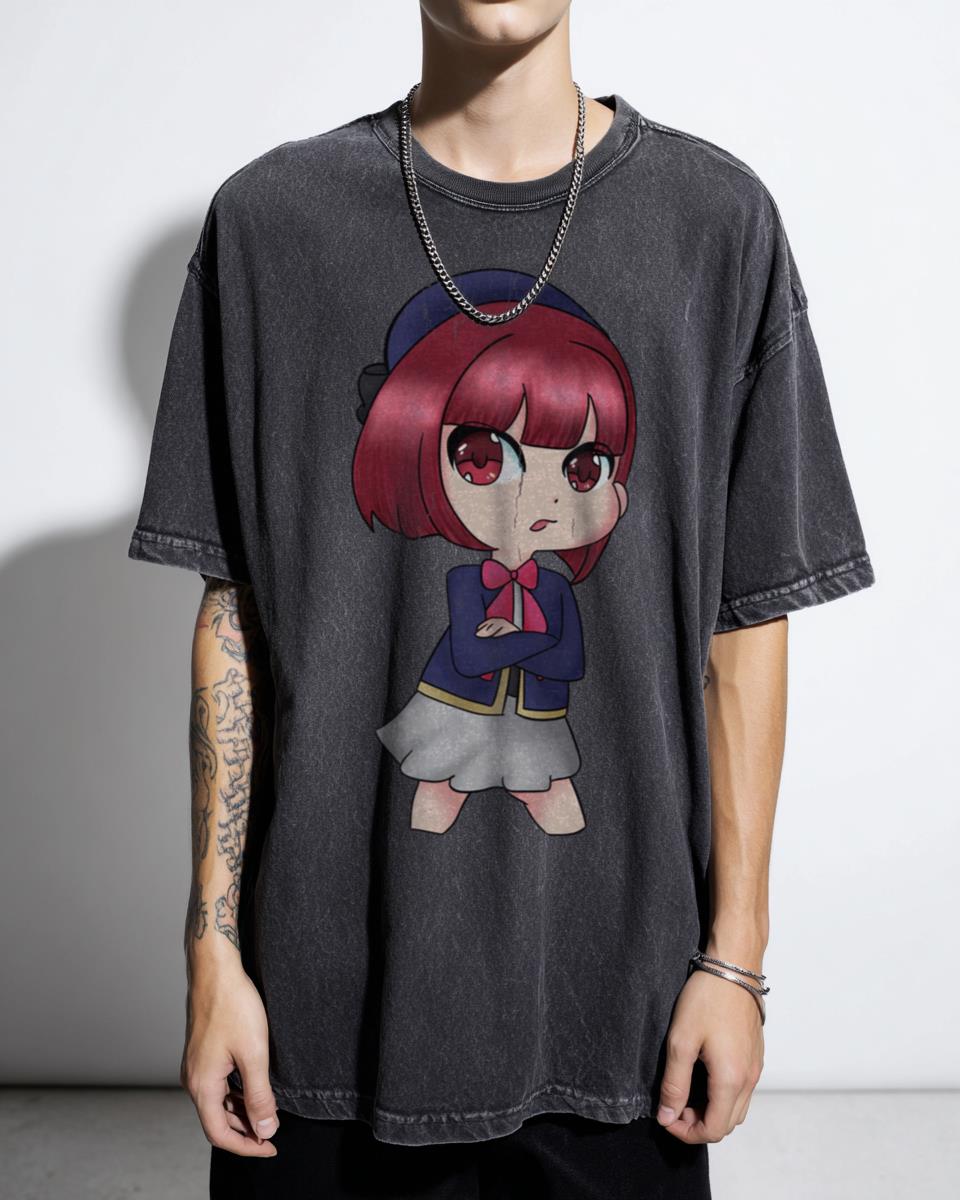 Kana Arima Chibi Idol Oshi No Ko Anime T-Shirt - My Star Manga Fan Art Women's