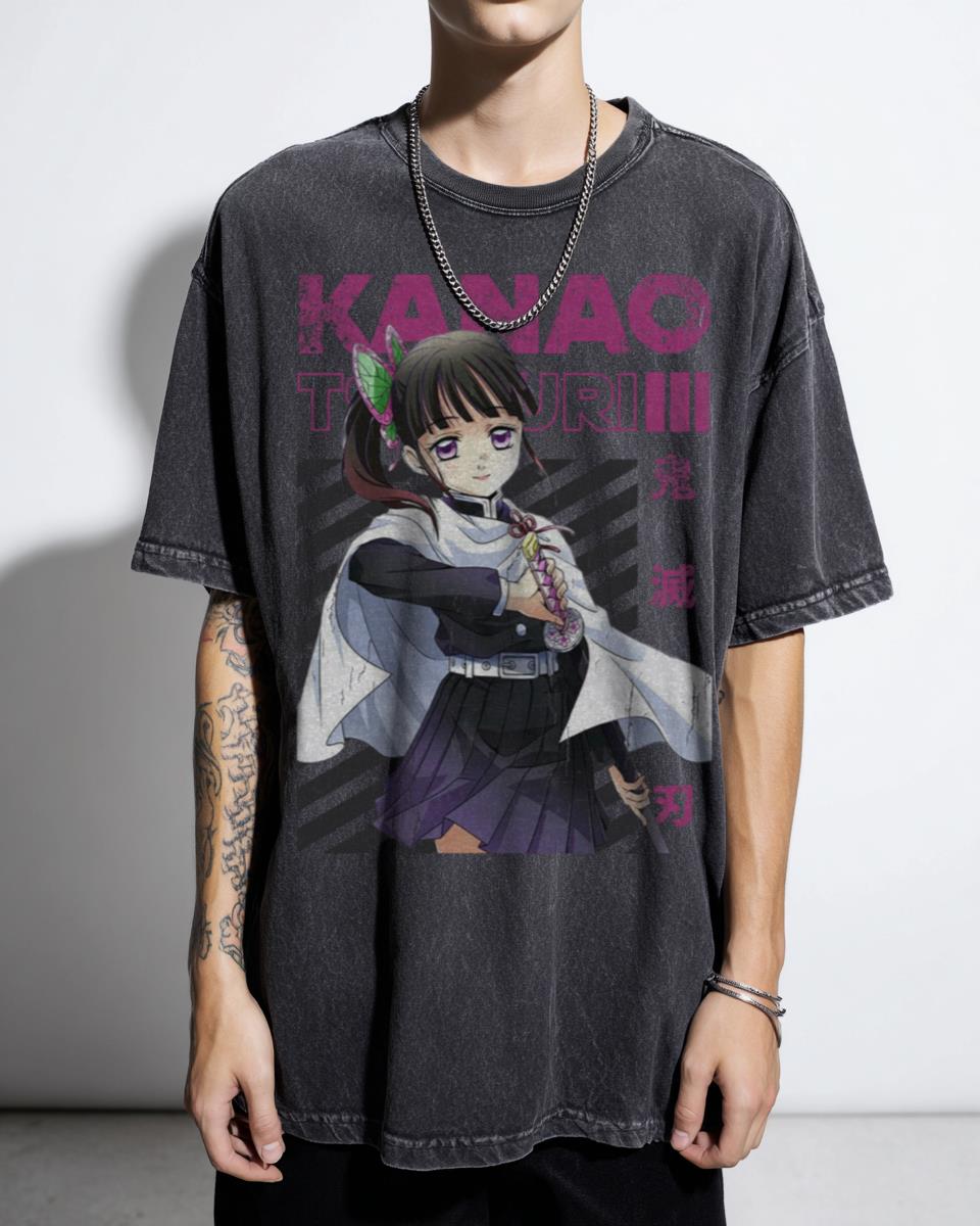 Kanao Tsuyuri Demon Slayer Anime T-Shirt - Kimetsu No Yaiba Manga Fan Art Unisex