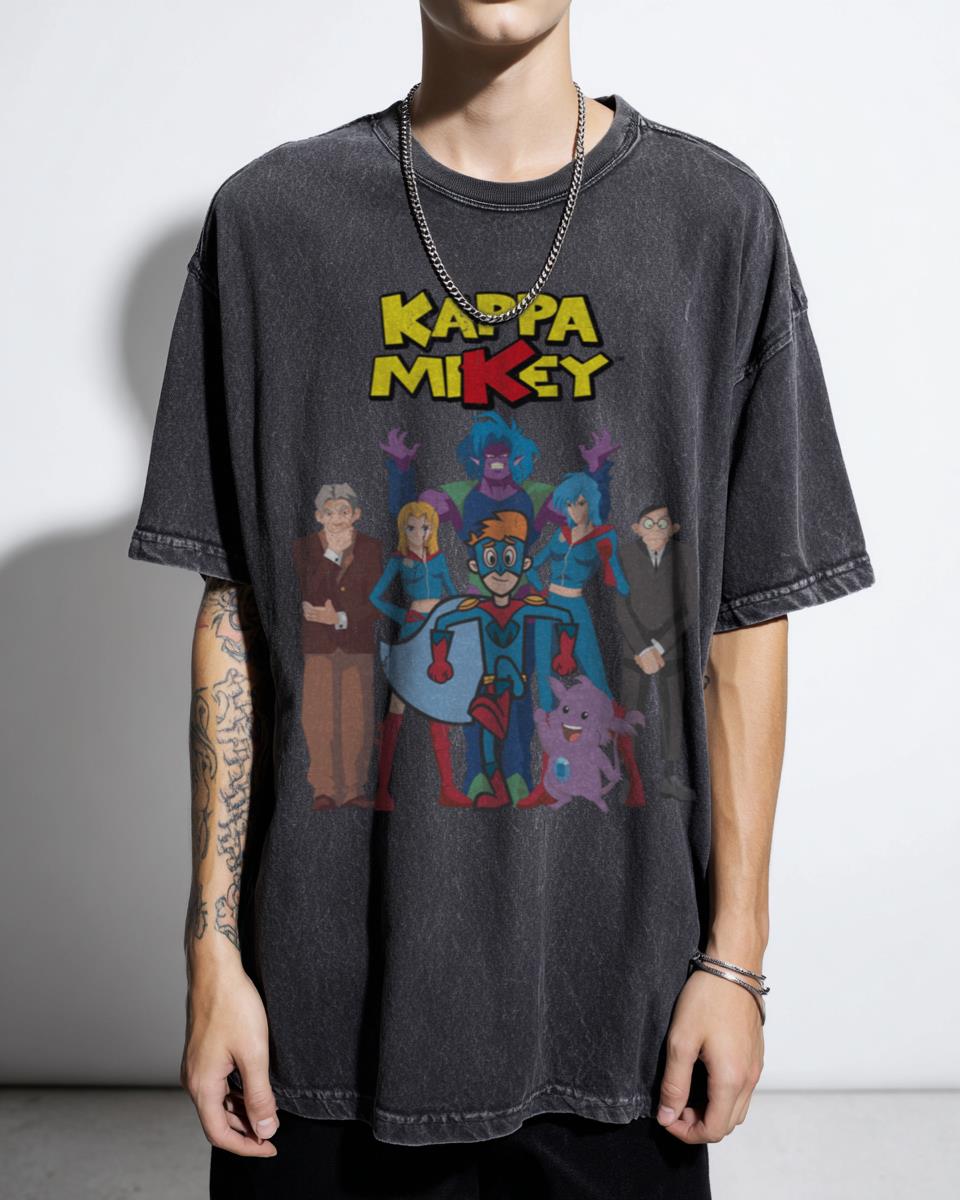 Kappa Mikey Group Anime Tee | Classic Cartoon Fan Shirt