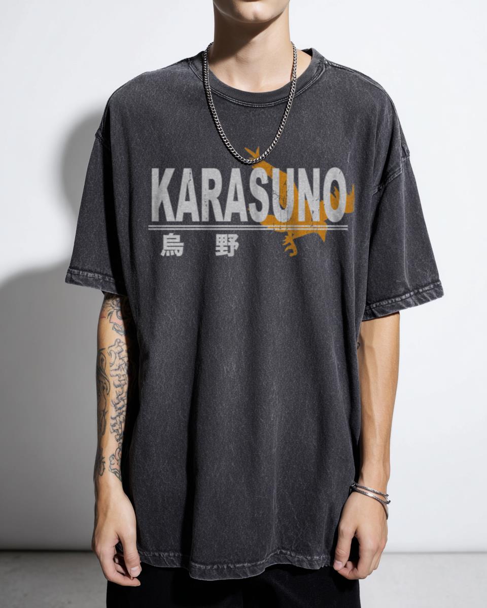 Karasuno High School Logo T-Shirt | Classic Haikyuu!! Anime Tee