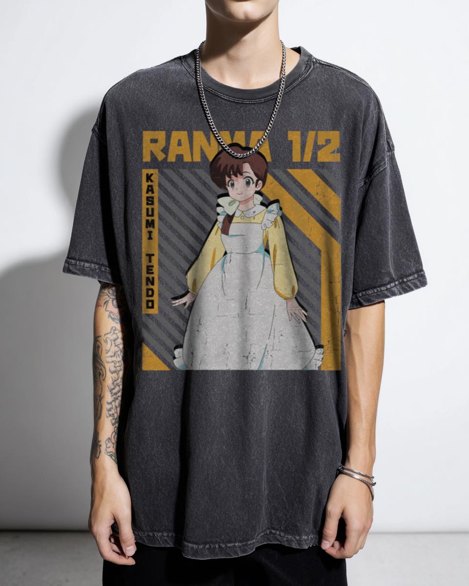 Kasumi Tendoo Ranma 1/2 Anime T-Shirt - Vintage 90s Manga Character Art