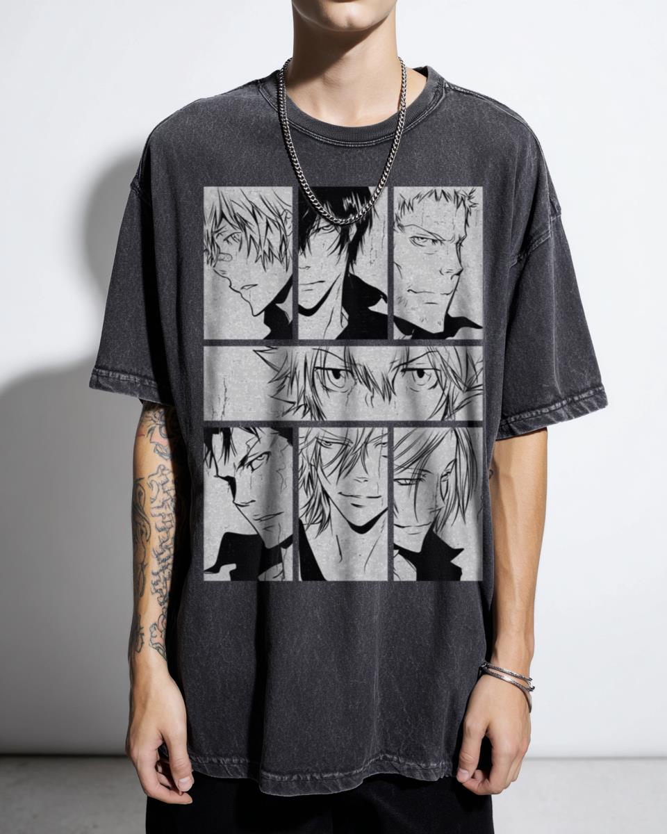 Katekyo Hitman Reborn Anime Manga T-Shirt - Tsuna Sawada Vongola Family Fan