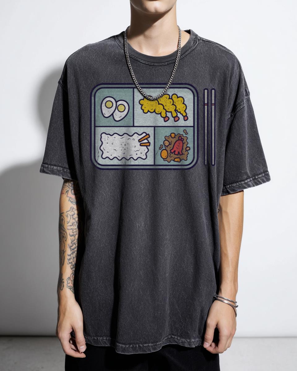 Kawaii Bento Box Cute Japanese Food T-Shirt - Anime Sushi Bento Lover Apparel