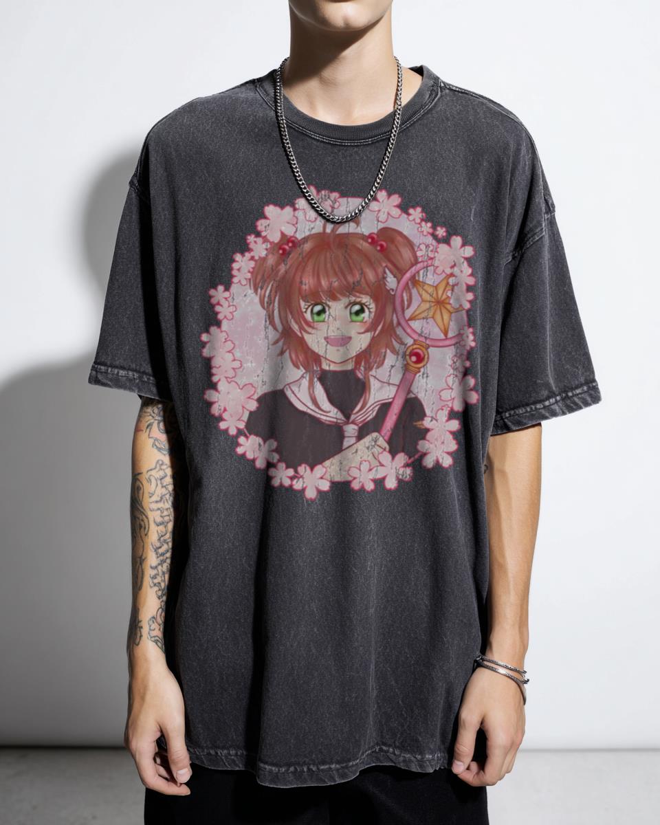 Kawaii Cardcaptor Sakura Magical Girl Anime T-Shirt - 90s Mahou Shoujo Fan Unisex