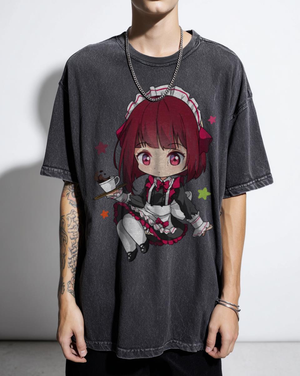 Kawaii Chibi Kana Arima T-Shirt - Oshi No Ko Anime Fan Art Tee