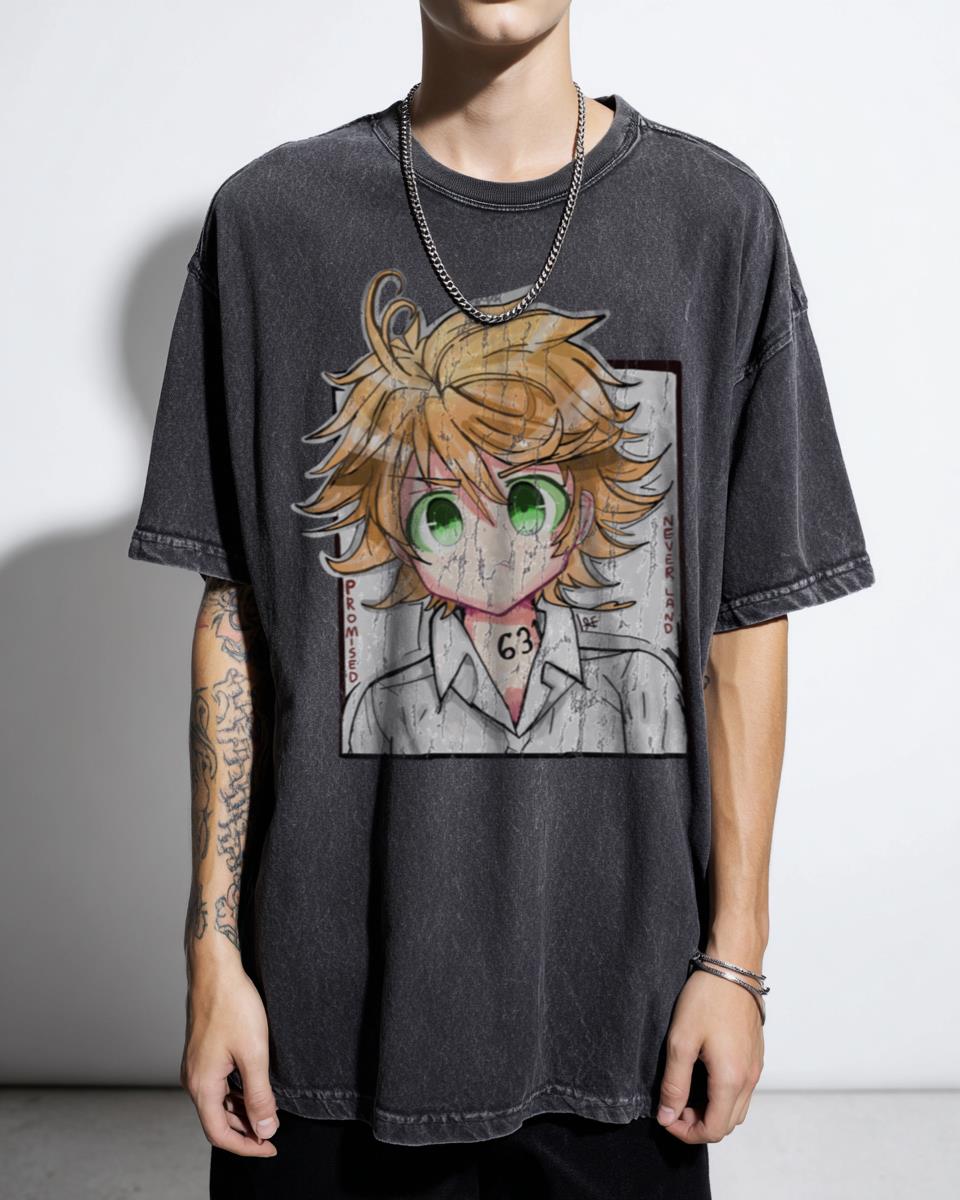 Kawaii Emma Promised Neverland Anime T-Shirt - Kībo-Kībo Manga Horror Fan Art